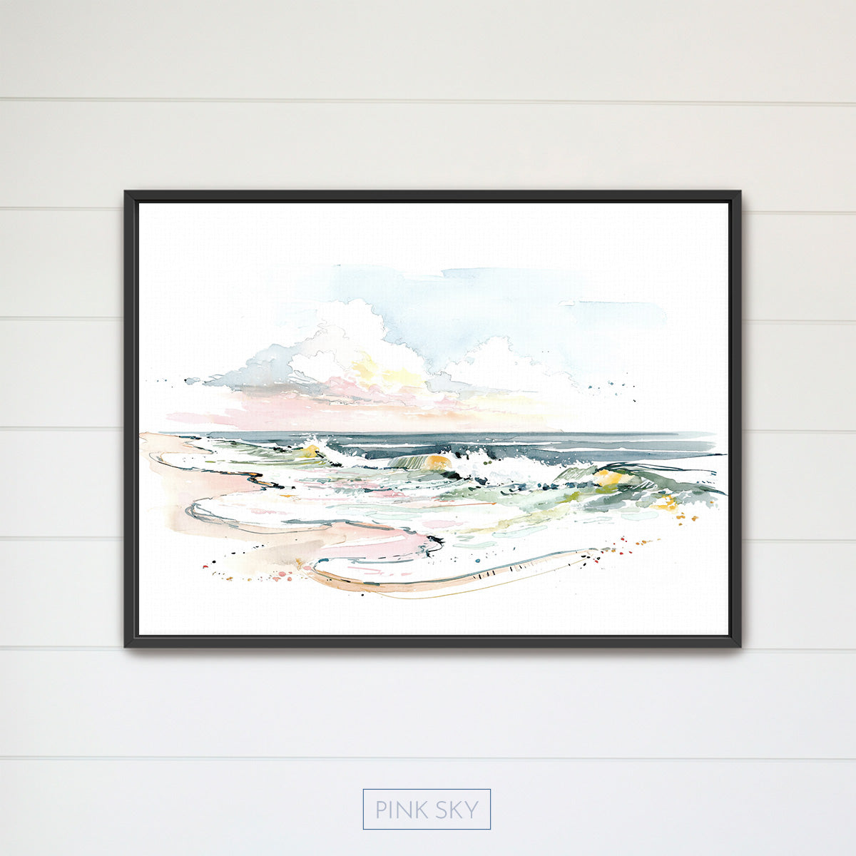 Watercolor Seascape