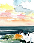 Watercolor Seascape