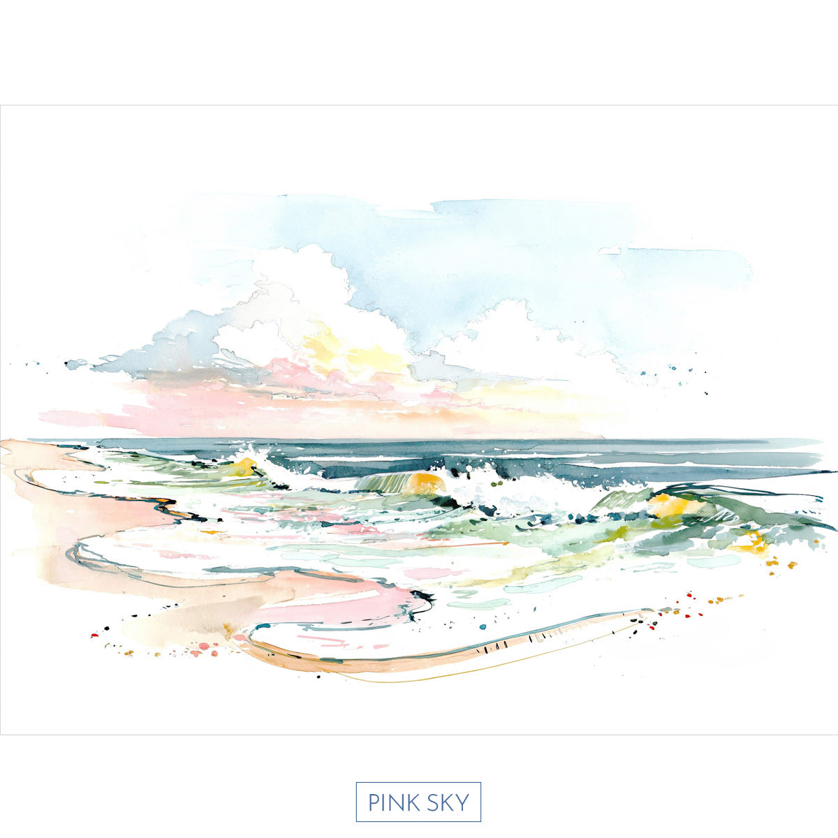 Watercolor Seascape