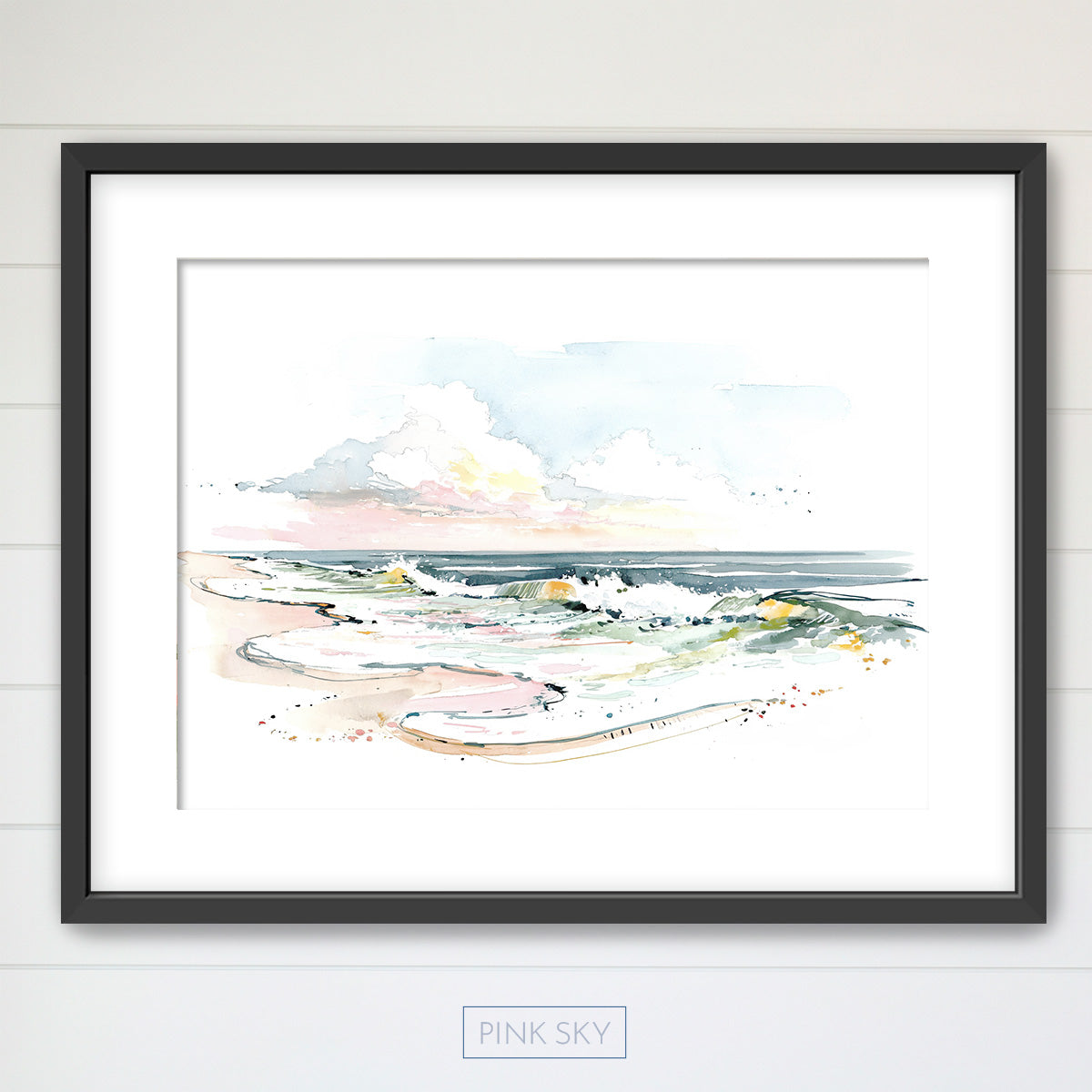 Watercolor Seascape